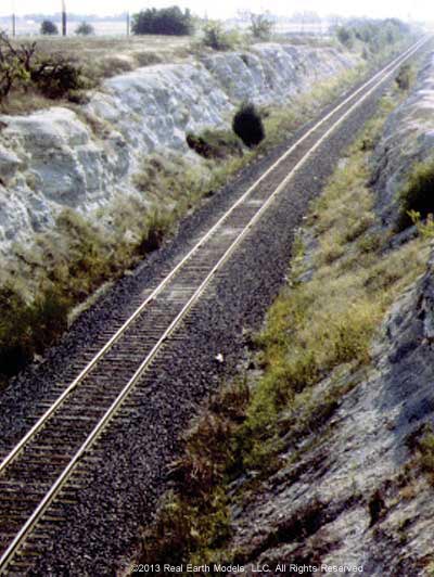 Outcroppings at the Austin Chalk, Plano, Texas