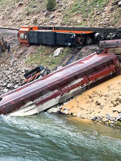Train derailment