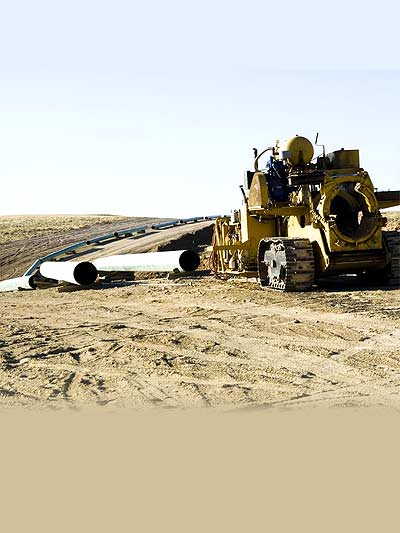 Laying pipeline