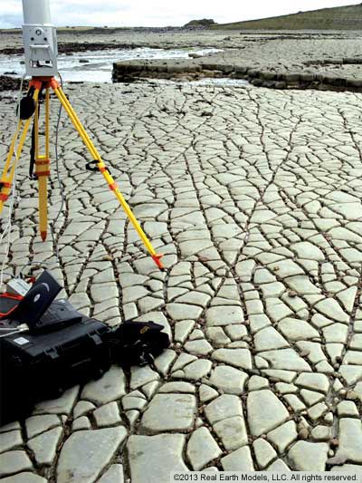 Image of dry shore beds